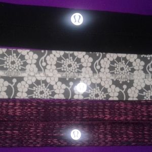3 lululemon athletica fly away headbands